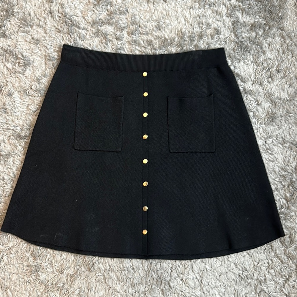 High Waisted knit mini